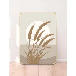 SAF Grey & White 1 Piece Wood Floral and Botanical Wall Paintings-picture-36