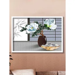 SAF Grey & White Modern Art Wall Painting-picture-32