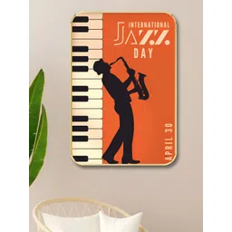 SAF Orange & BlackJazz Festival Printed Wooden Wall Art-picture-16