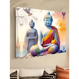 SAF Orange & White Canvas Religious Wall Art-picture-32