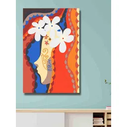 SAF Orange & White Canvas Waterproof Wall Art-picture-29