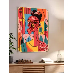 SAF Pink & Blue 1 Piece Wood Other Wall Paintings-picture-26