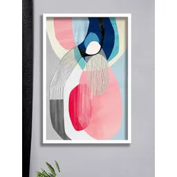 SAF Pink & White Painting Wall Art-picture-32
