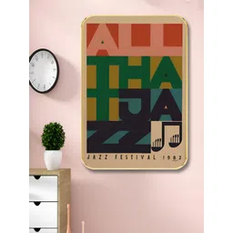 SAF Red & Black Jazz Festival Printed Wooden Wall Art-picture-39