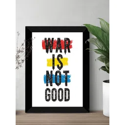 SAF White & Black Motivational Painted Framed Wall Art-picture-39