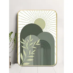 SAF White & Grey Sunrise Botanical Printed Wall Art-picture-21