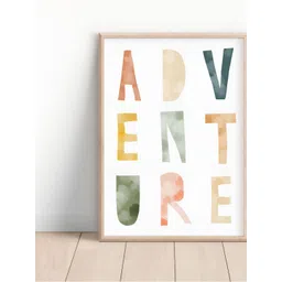 SAF White & Red 1 Piece Wood Abstract Wall Paintings-picture-33