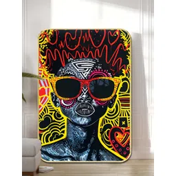 SAF Yellow & Black Urban Pop Printed Wall Art-picture-20