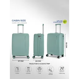 Safari Cooper 8 Wheels Hard Case Cabin Trolley Bag image 2