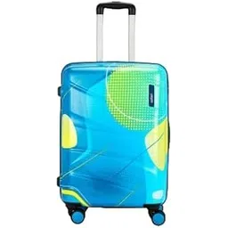 safari Polycarbonate (Pc) Galaxy Printed Spinner 4 Wheel Hard Luggage Trolley 5 Years International Warranty (65 Cm, Teal), Medium, H-450 Cm-picture-26