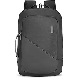 Safari SELECT 19L SAGE Formal Backpack, 17 Inch Laptop Pocket, Premium Fabric, Dedicated Tech Compartment, Water Resistant, USB Charging, Laptop & Tablet Bag, Backpack for Men & Women, Black-picture-41