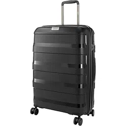safari Select Aeroglide 55 CM Black Lightweight Hard Shell 8 Wheels Double Spinner Trolley/Luggage Bag with TSA Lock, Dual Wheels and Anti-Theft Zipper, Small-picture-21