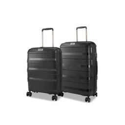 Safari Select Aeroglide Set Of 2 Textured Hard-Sided Small & Medium Trolley Suitcase-picture-17