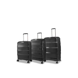 Safari Select Aeroglide Set Of 3 Textured Hard-Sided Small Medium & Large Trolley Suitcase-picture-19
