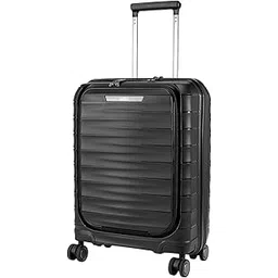 safari Select Aerolite 55 CM Small Cabin Black Front Open Hard Shell Double Spinner Trolley/Luggage Bag with TSA Lock, Dual 8 Wheels and Anti-Theft Zipper-picture-10