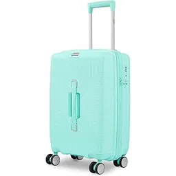 safari Select Trunk 65 Cm Medium Check in Hard Shell Trolley Bag with TSA Lock, Dual Wheels with 360 Degree Rotation and Anti-Theft Zipper, Luggage Bag, Suitcase for Travel, Blue Green Mint-picture-24