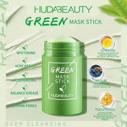 safartraders New Original Green Tea Purifying Clay Stick Mask Oil Control Anti-Acne Face Shaping Mask-picture-19