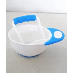 Safe-O-Kid Baby Food Grind Bowl with Masher - Blue-image-36