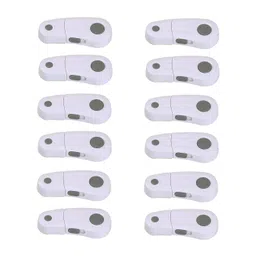 Safe-O-Kid Child Safety Cabinet Lock Pack Of 12 - White-picture-18