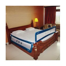 SAFE-O-KID Fully Foldable Bed Rail Guard 6 Ft Pack of 1 - Blue-picture-27