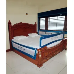 SAFE-O-KID Fully Foldable Bed Rail Guard 6 Ft Pack of 3 - Blue-picture-16