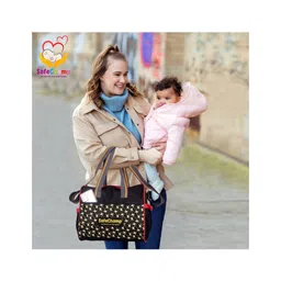 SafeChamp Chick Chick Multipurpose Diaper Bag Cum Mother Bag Diaper Bag   - Black-picture-15
