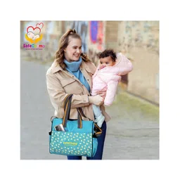 SafeChamp Chick Chick Multipurpose Diaper Bag Cum Mother Bag Diaper Bag - Blue-picture-23