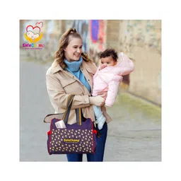 SafeChamp Chick Chick Multipurpose Diaper Bag Cum Mother Bag Diaper Bag   - Purple-picture-25
