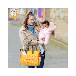 SafeChamp Chick Chick Multipurpose Diaper Bag Cum Mother Bag Diaper Bag   - Yellow-picture-22