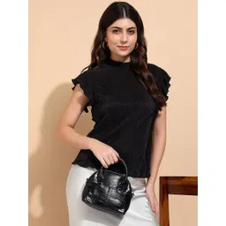 SAFFE Flutter Sleeve Smocked Top-picture-25