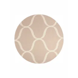 Safiya Carpet Beige Geometric Hand-Tufted Woollen Carpets image 4