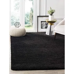 Safiya Carpet Black Anti-Skid Shaggy Carpet-picture-38
