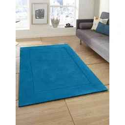 Safiya Carpet Blue Hand-Tufted Woollen Contemporary Carpet-picture-30