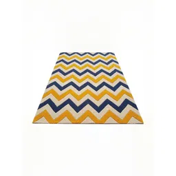 Safiya Carpet Gold-Toned Abstract Hand-Tufted Woollen Carpets-picture-39