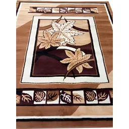 Safiya Carpet Gold-Toned Floral Water Resistant Carpets image 2