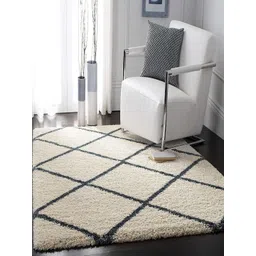 Safiya Carpet Grey Geometric Anti-Skid Polyester Carpets-picture-31