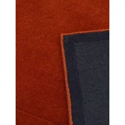 Safiya Carpet Orange Solid Hand-Tufted Woollen Carpets image 3