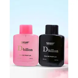 SAGAR PERFUMERY Set Of 2 D-Hillon Pink & Black Eau De Perfume- 100 ml Each-picture-15