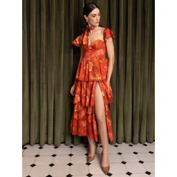 Sage by Mala Women Saffron Bloom Dress-picture-22