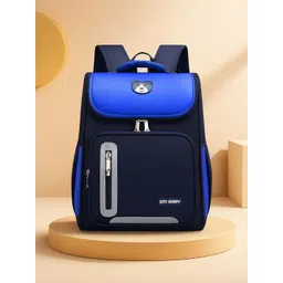 SAGEWARE Kids Colourblocked Zip Pocket Backpack-picture-47