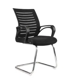 SAHANI Medium Back Visitor Chair Mesh Fabric Arm Rest Black, SSF-07-picture-33