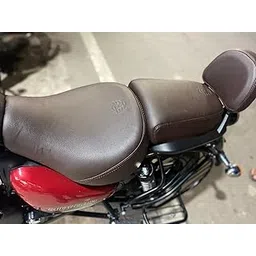 Sahara Seats RoyalEnfield Meteor 350 Fireball, Stellar, Supernova, Cushion Seat Cover (Brown)-picture-20