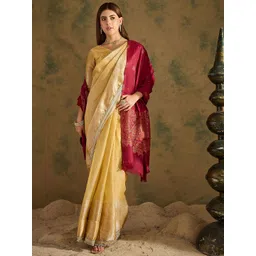 SAHASIKA Paisley Woven Design Acrylic Shawl-picture-11