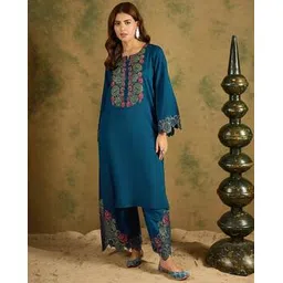 sahasika Women Floral Straight Kurta Set-picture-51