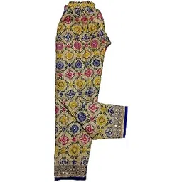 sahej suits White Chanderi Phulkari Palazzo image 1