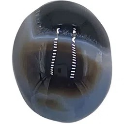 Sahiba Gems Black, Brown Cut Natural Agate Gemstone-picture-48