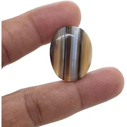 Sahiba Gems Black, Brown Cut Natural Agate Gemstone-picture-20