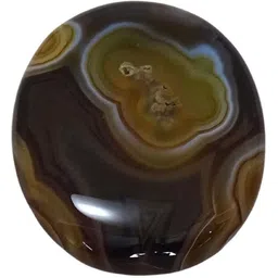 Sahiba Gems Black, Grey Cut Natural Agate Gemstone-picture-16