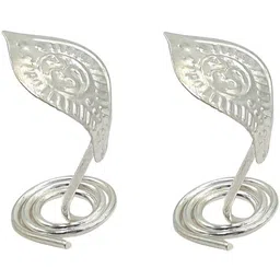 Sahiba Gems Solid Silver Naag Nagin Joda Decorative Showpiece-4 cm-picture-17