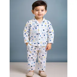 SAHU TRENDZ Boys Printed Maxi Nightdress-picture-25